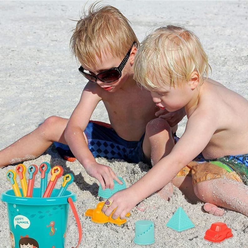 Juguete de Playa Arena para Niños 18 Piezas Resistente-2
