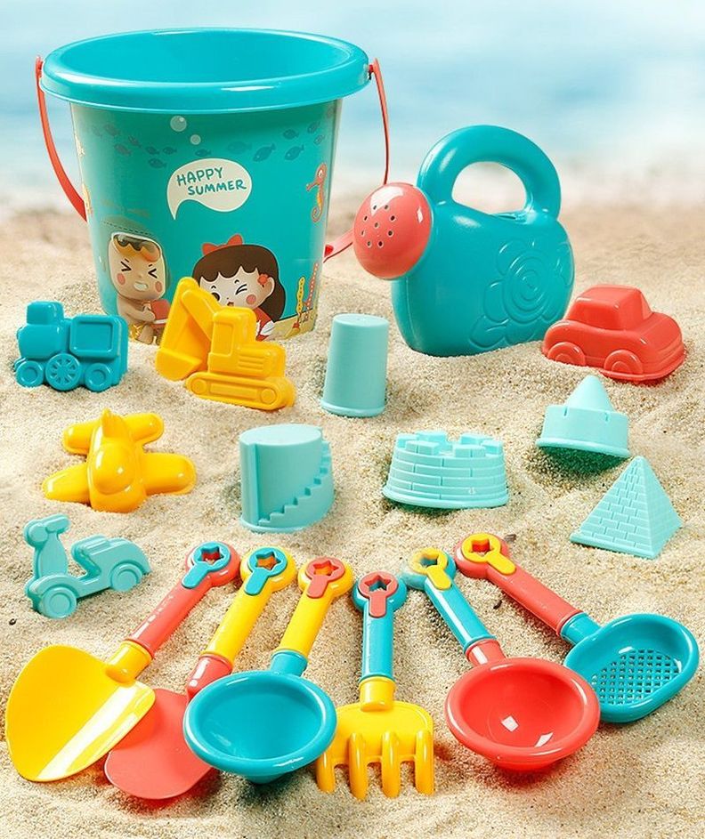 Juguete de Playa Arena para Niños 18 Piezas Resistente-3