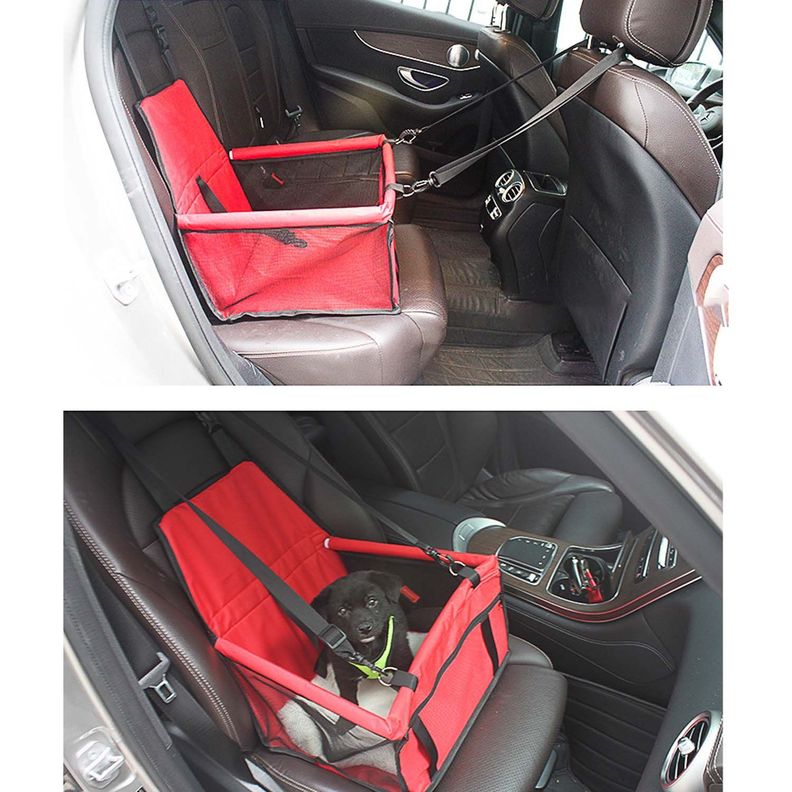 Asiento Portatil De Viajes Auto para Mascotas Perro Gato-4