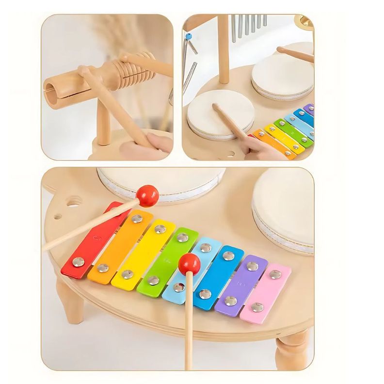 Instrumento de Percusión Musical Orff Madera Centro Musical-4