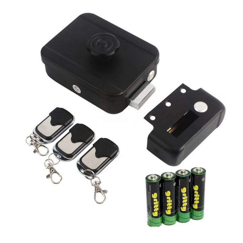 Cerradura Inteligente Inalámbrica De Control Remoto 3 Llaves-1