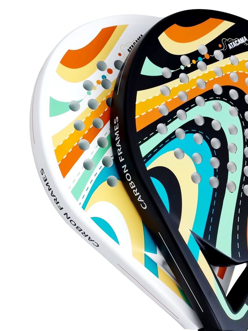 Pala Padel Crusec Mod Atacama Carbono 38mm Con Bolso Deporte-2