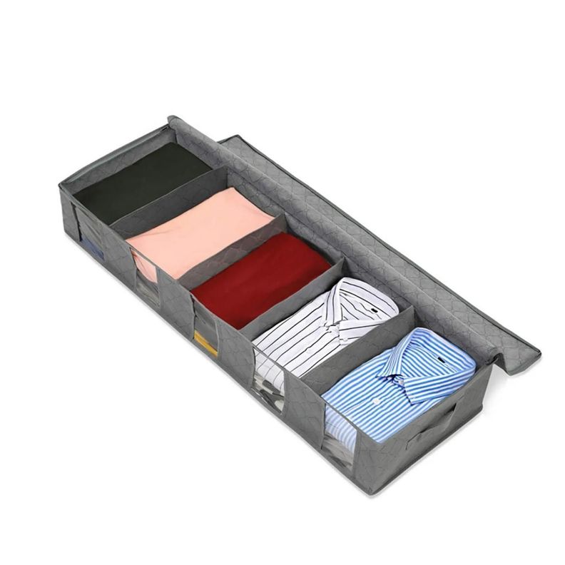 Armario Organizador De Ropa Closet Portátil Debajo De La Cama-1