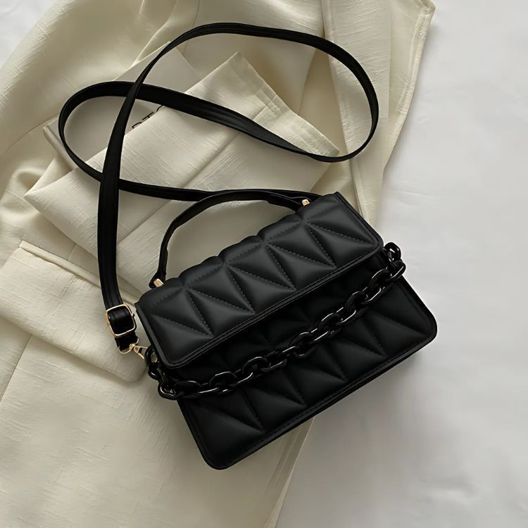 Cartera de Dama 20x7.5x15cm Con Diseño Cadena Elegante-3