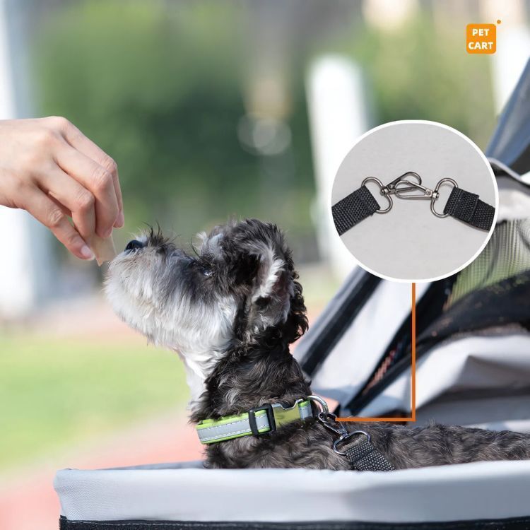 Coche Para Mascotas Raza Pequeña Plegable 20kg-2