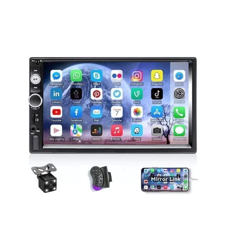 Radio Pantalla Táctil Para Autos 7" Pulgadas Bluetooth-3