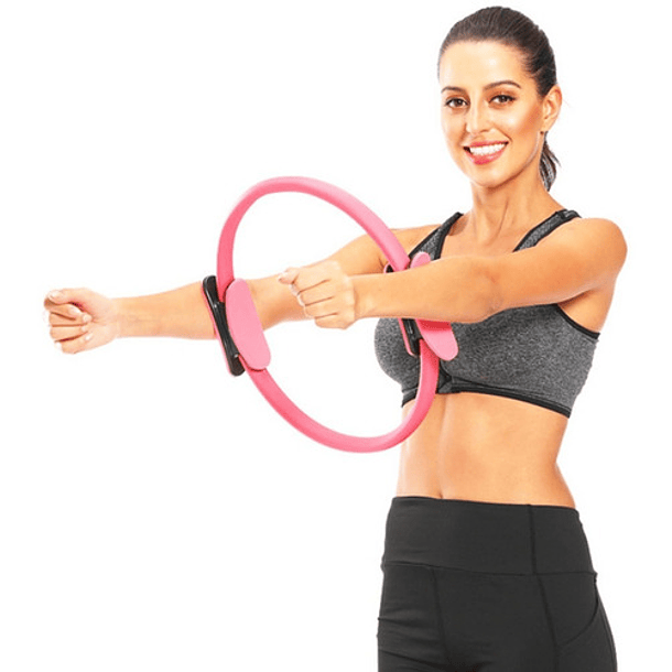 Anillo De Pilates Reformer Piernas Ejercicio Yoga - Celeste-3