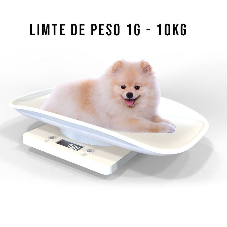 Balanza Bascula Digital Para Mascotas Bebes LCD 10kg-4