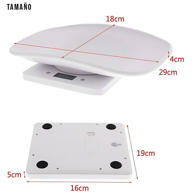 Balanza Bascula Digital Para Mascotas Bebes LCD 10kg-5