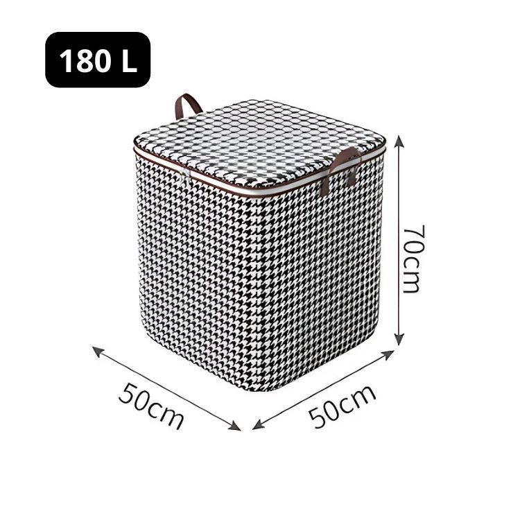 Set 3 Cestas Ropa Sucia con Cierre 110L 140L 180L-1