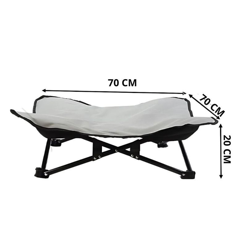 Cama Plegable Mascotas Portátil Impermeable Paseos Camping-4