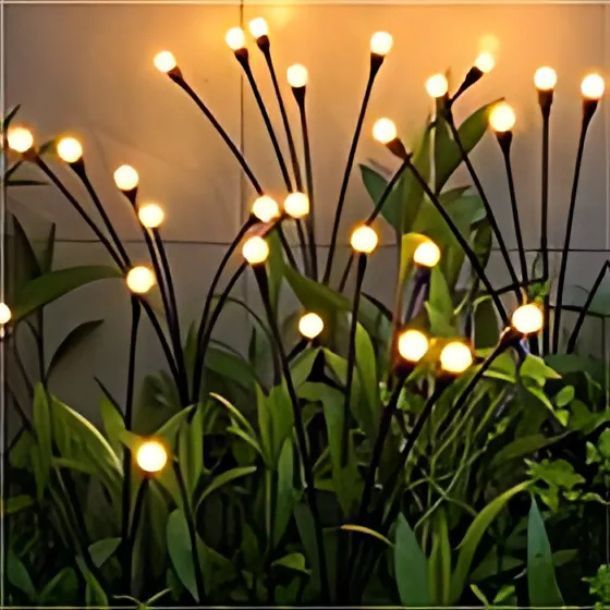 Pack 2 Luces Led En Ramo Energía Solar Exterior-4