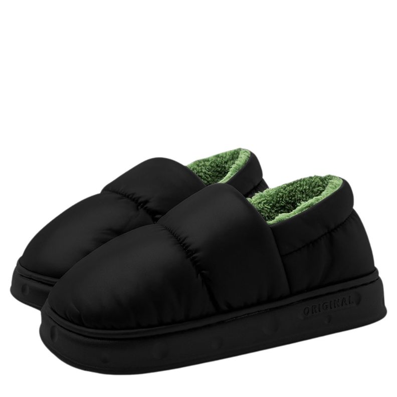 Zapatos Impermeables De Invierno Pantuflas Con Chiporro Negro 35 36