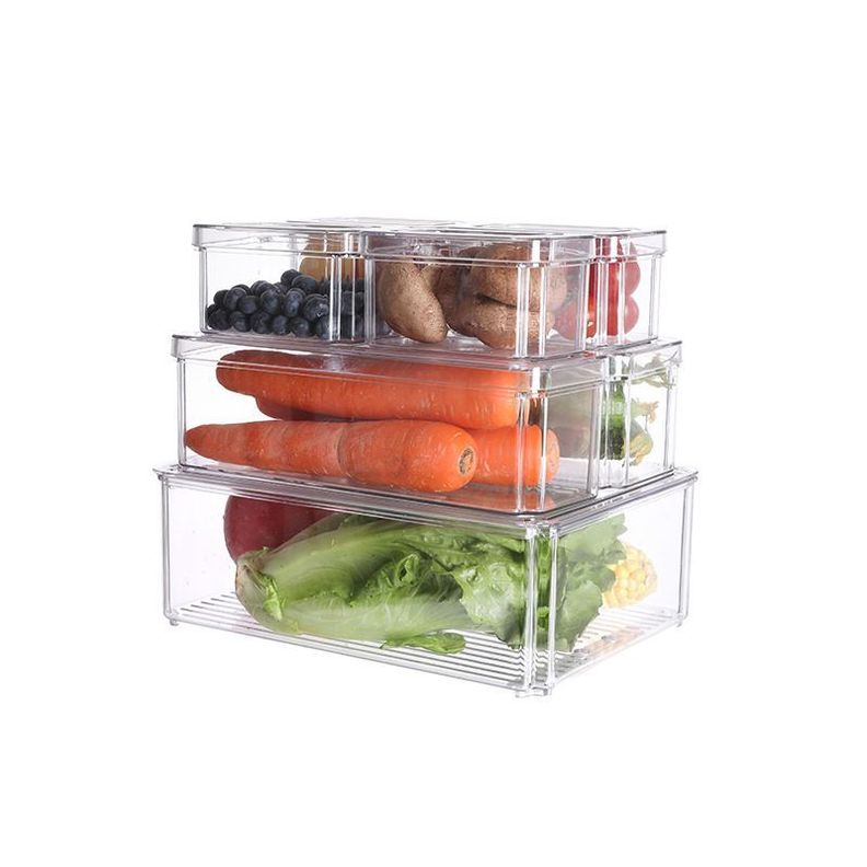 Set 7 Contenedores Refrigerador Cocina Despensa Con Tapa-0