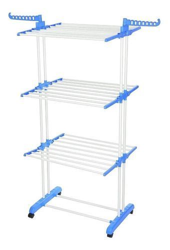 Tendedero Organizador Colgador Ropa Plegable 3 Niveles-4