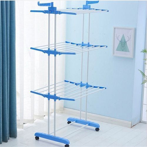 Tendedero Organizador Colgador Ropa Plegable 3 Niveles-2