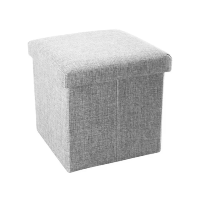 Puff Silla Baul Organizador Multifuncional 30cm X 30cm-0