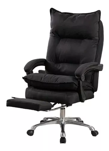 Silla Jefe De Tela Oficina Con Reposapiés-0