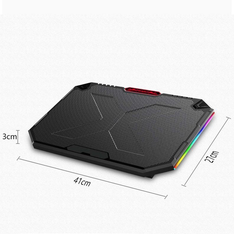 Soporte Cooler Ventilador para Notebook Refrigerante LED-2