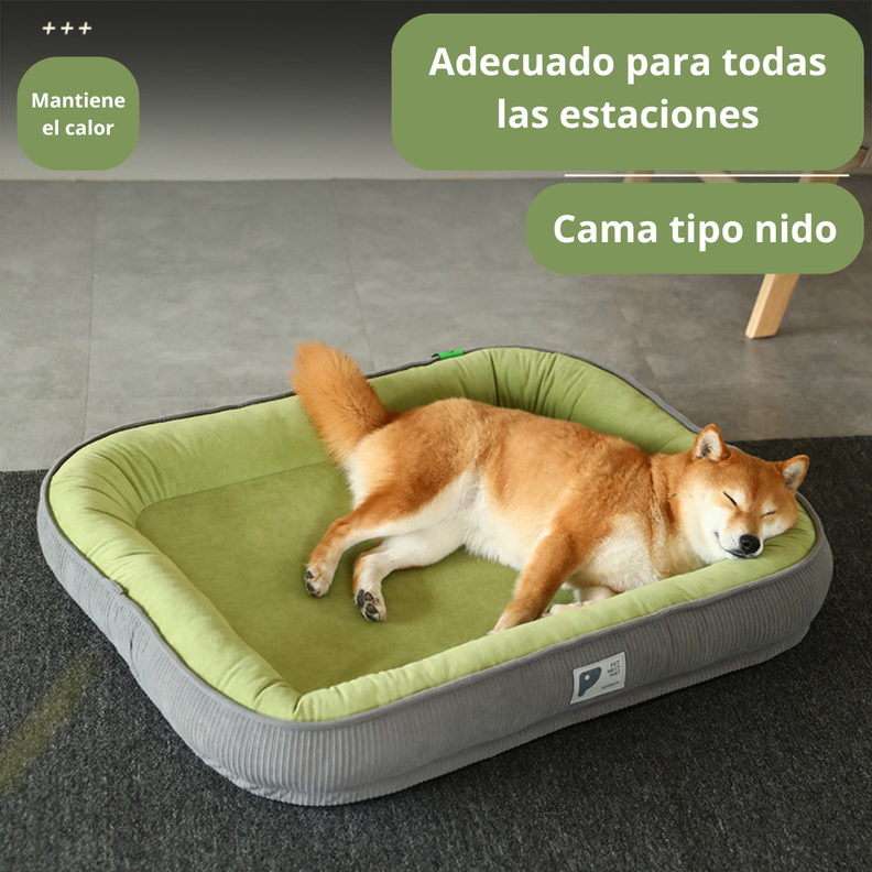 Cama Para Mascotas Bordes Acolchados Tamaño Grande 2xl-2