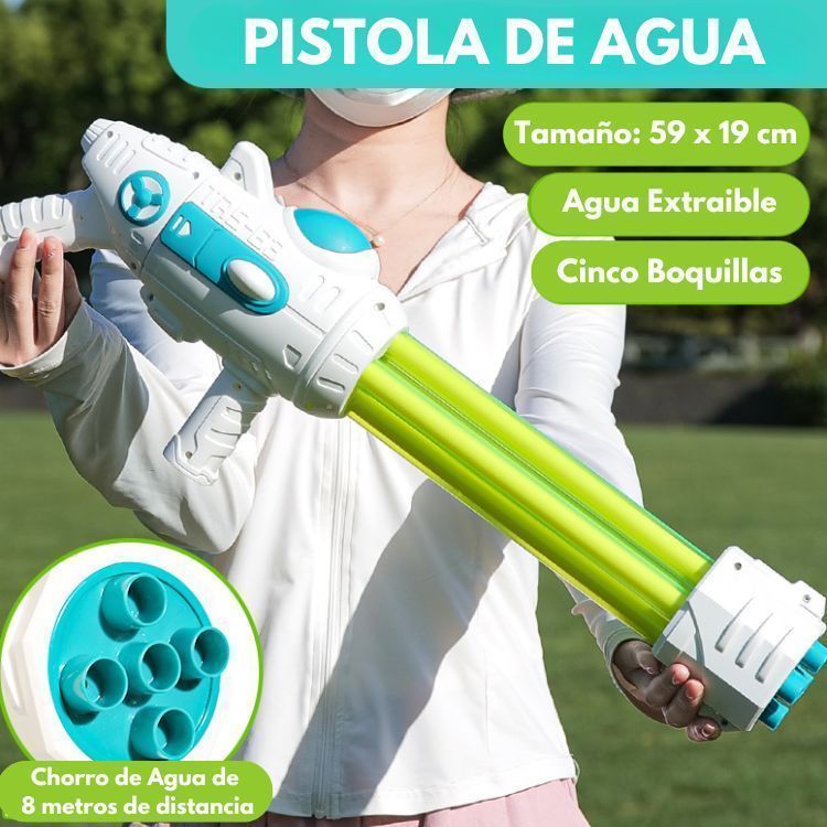 Pistola De Agua Recargable Para Niños-4