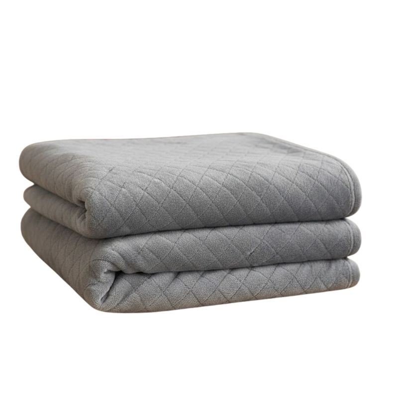 Frazada Para Cama De 1.5 Y 2 Plazas Gris