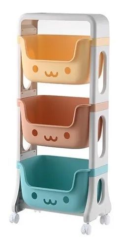 Estante Infantil Organizador Con Soporte 3 Niveles-0
