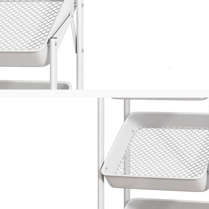 Estante Organizador Plegable Cocina Baño 3 Niveles - Negro-2
