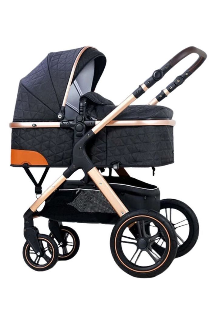 Coche Cuna Accesorios Bebe 5 En 1 Plegable Multifuncional Negro