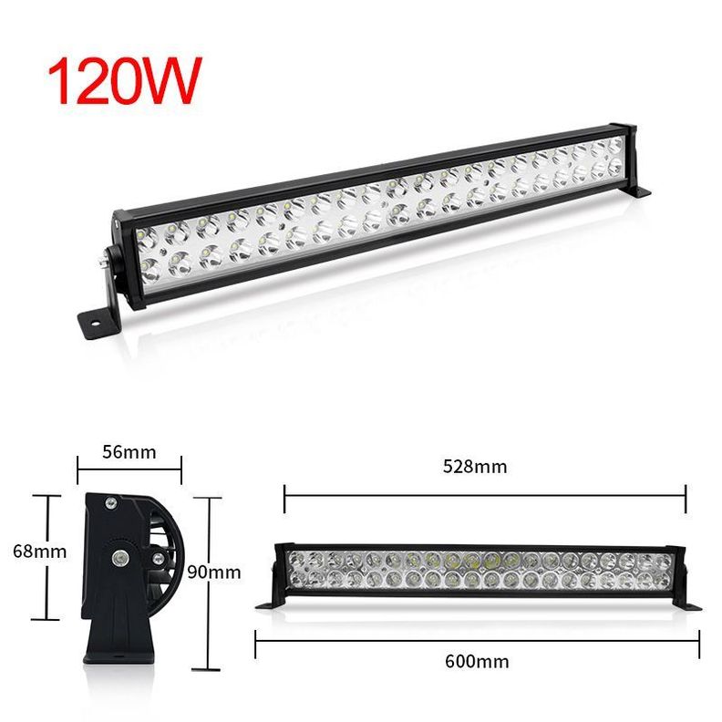 Barra Luz Led Focos Para Autos Y Camionetas Neblineros 120w-3