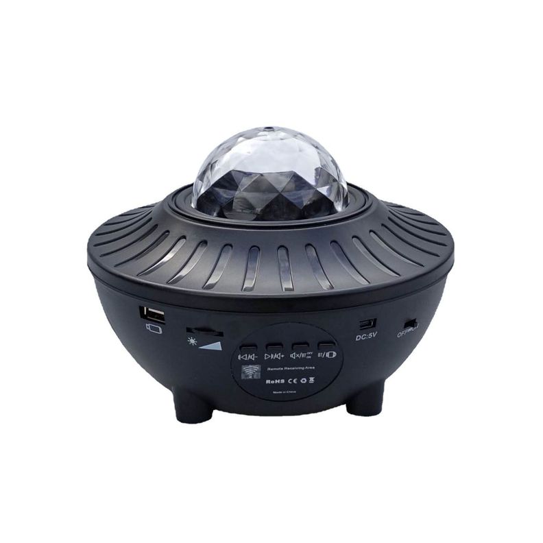 Proyector Led Luces y Estrellas 360º Con Bluetooth y Musica-1