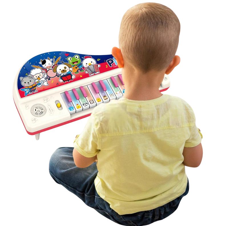 Piano Infantil Musical Animales Luces Y Melodías Interactivo-1