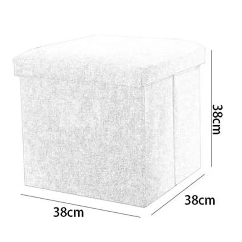 Puff Silla Baul Organizador Estampado Colores 38cm-2
