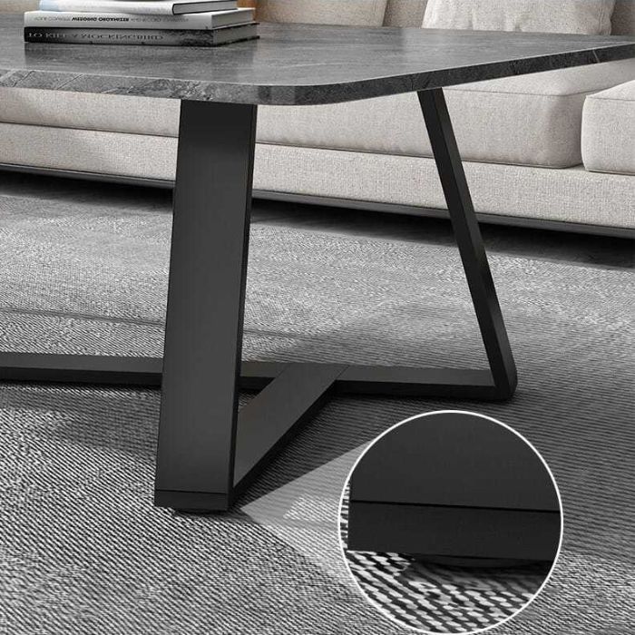 Mesa De Centro Mármol Sala De Estar Hogar-2