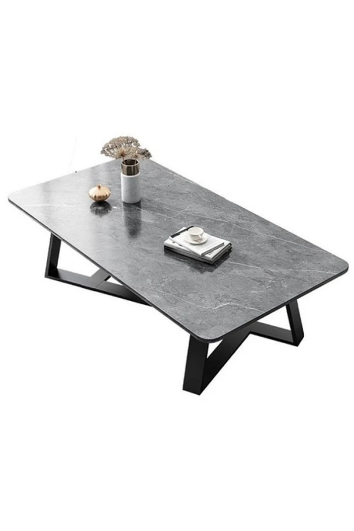 Mesa De Centro Mármol Sala De Estar Hogar-5