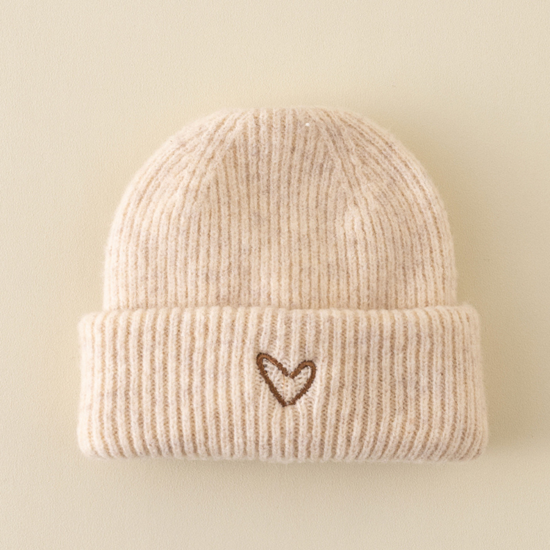 Conjunto De Gorro Y Bufanda De Lana Tejido Invierno Para Niños-4