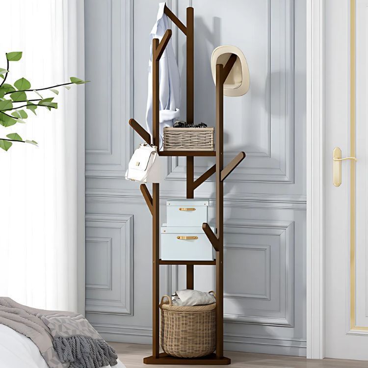 Perchero Triangular Colgador Bamboo Minimalista 170x36cm-2