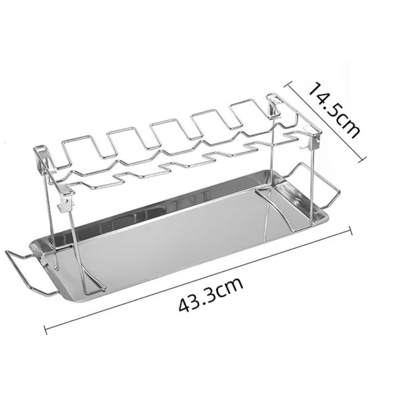 Soporte Asar Y Ahumar Alitas De Pollo Horno Eléctrico-4
