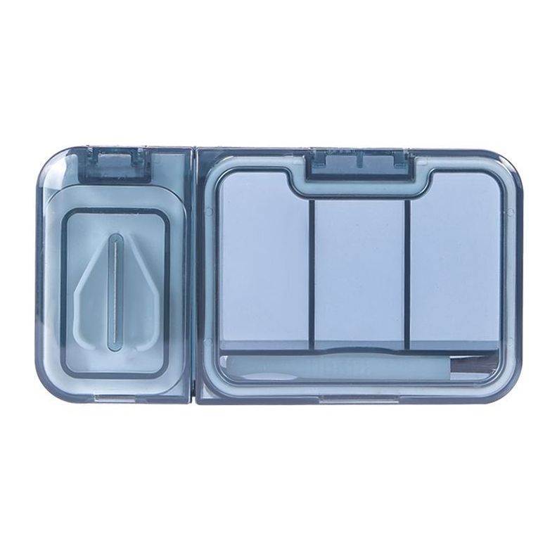 Caja Cortador de Medicinas De Pastillas Organizador Divisor-0