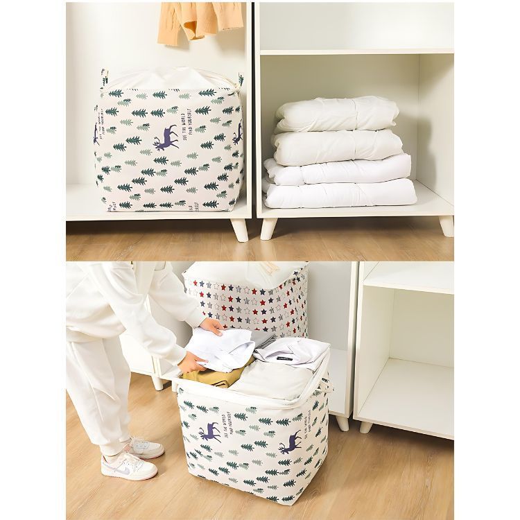 Cesta de Almacenamiento Plegable Ropa Hogar-2