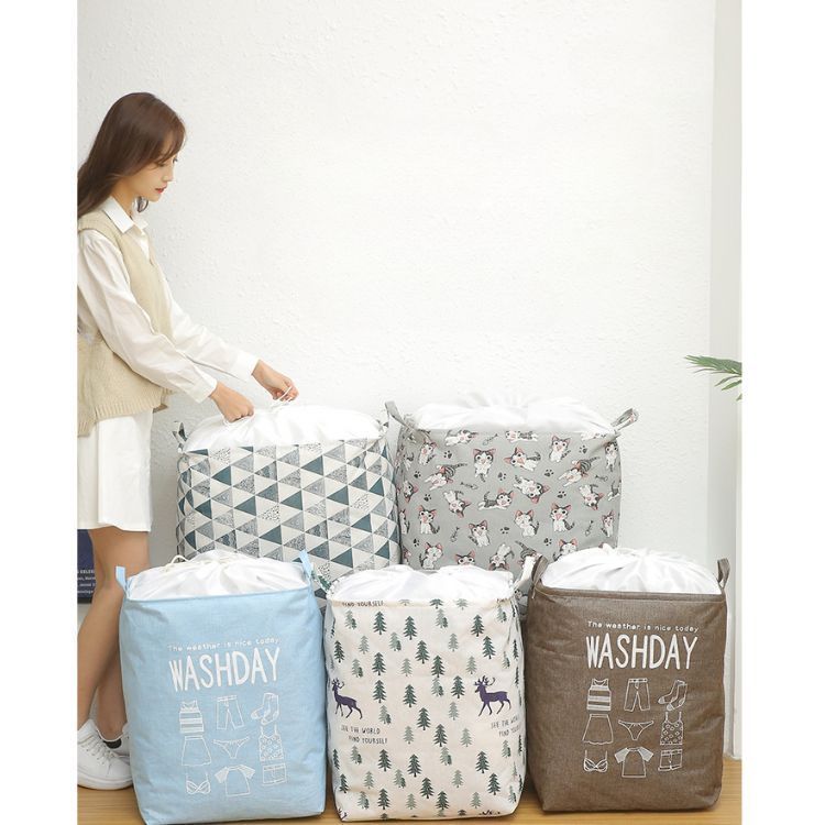 Cesta de Almacenamiento Plegable Ropa Hogar-3