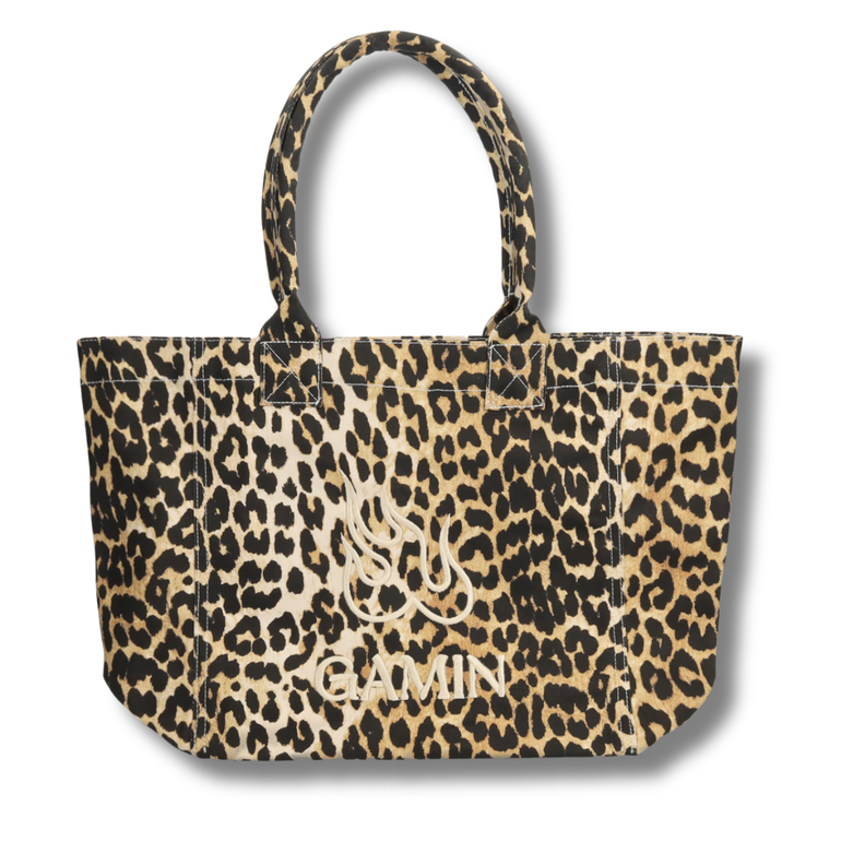 Canvas Gamin Bag Leopardo-0