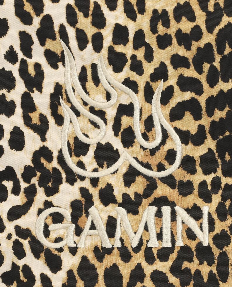 Canvas Gamin Bag Leopardo-1