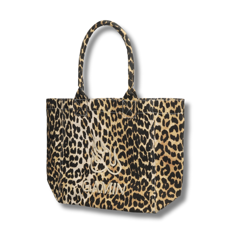 Canvas Gamin Bag Leopardo-2