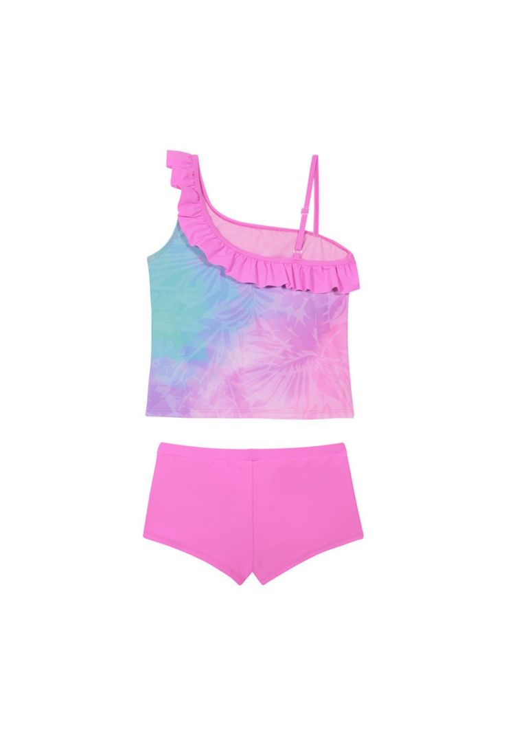 Traje de Baño Niña Teens Tankini UV30+ Hombro H2O Wear-1