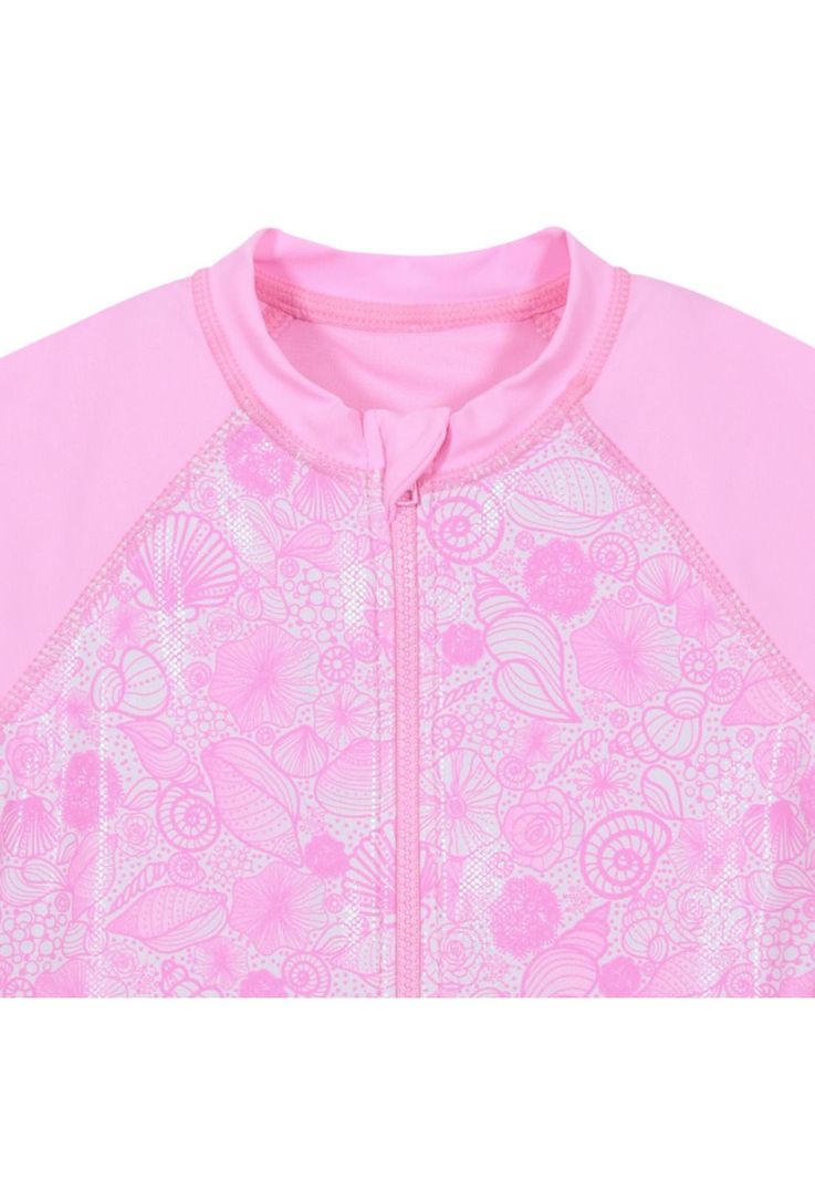 Traje de Baño Niña Manga Larga UV30+ H2O Wear Fucsia-2