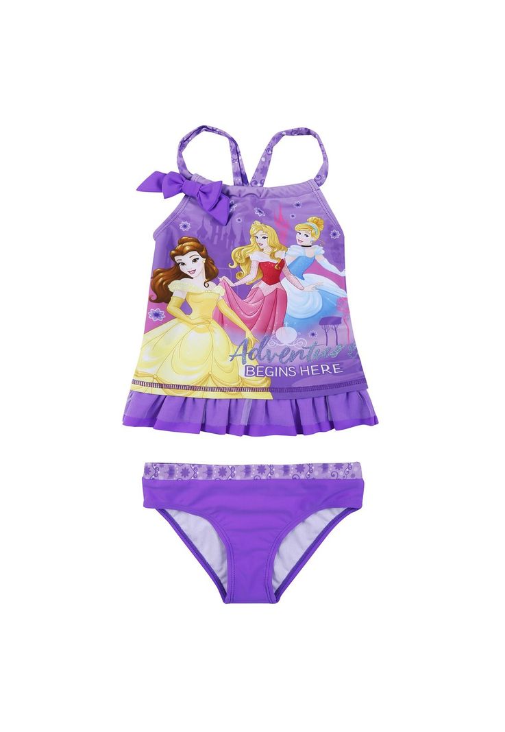 Traje de Baño Niña Tankini Disney Princesas-0