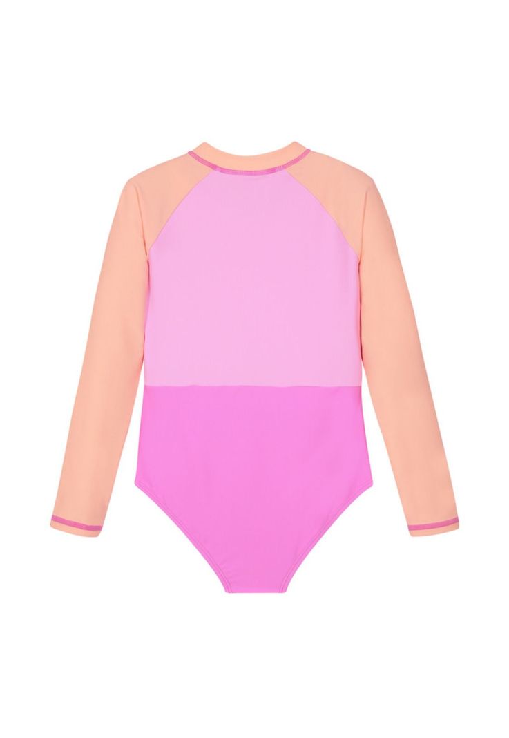 Traje de Baño Niña UV30+ Colores Cierre Niña H2O Wear-1