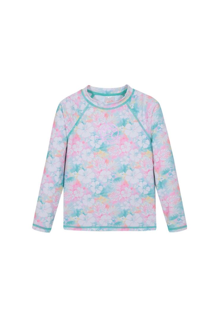 Traje de Baño Niña Polera UV50+ Manga Larga H2O Wear-0