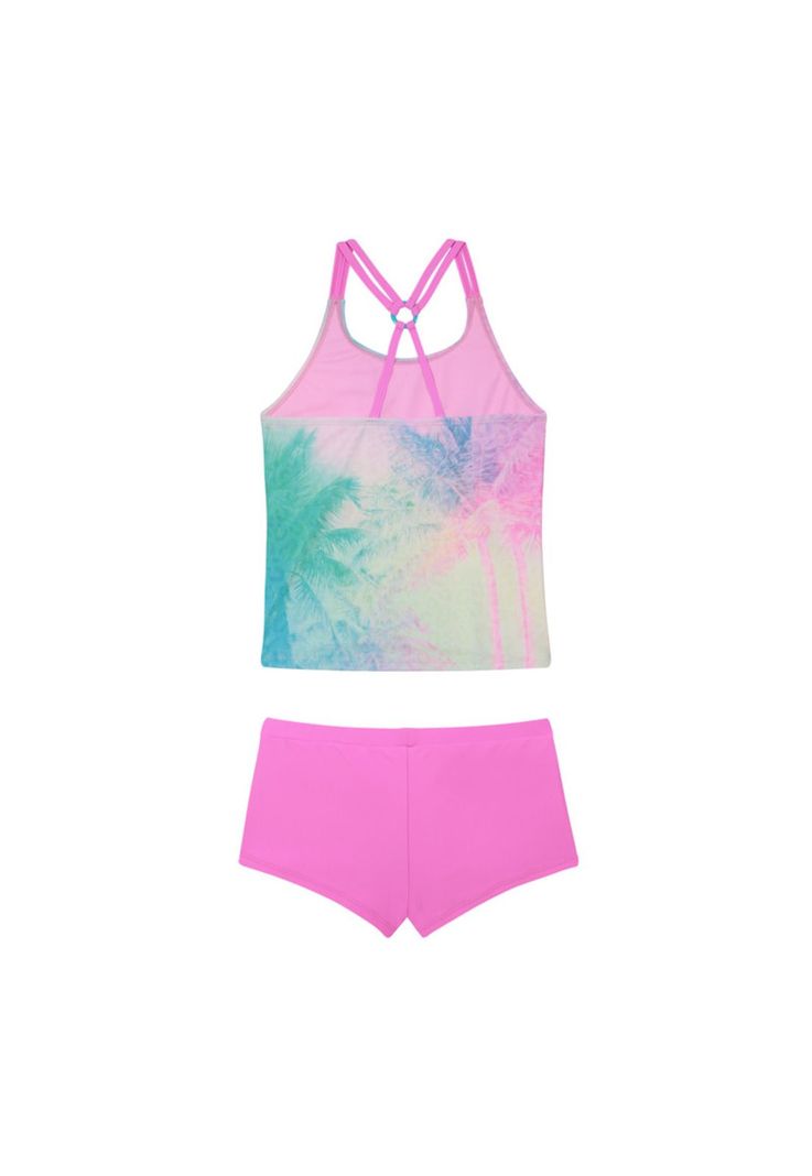 Traje de Baño Niña Teens Tankini UV30+ Estamp.H2O Wear-1